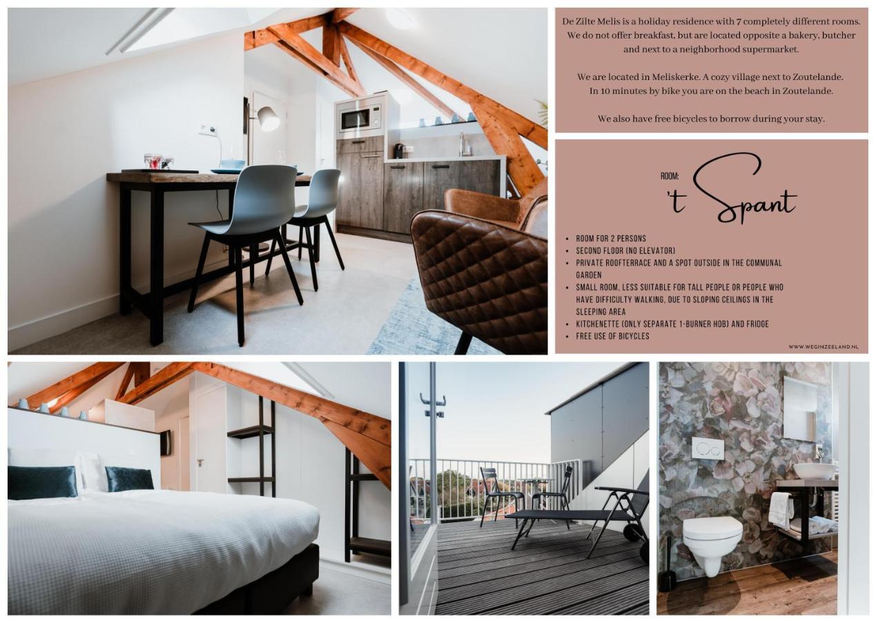 De Zilte Melis Hotell Meliskerke Exteriör bild